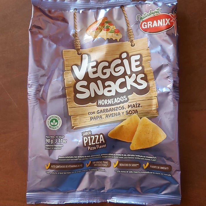 photo of Granix Veggie Snacks sabor Pizza shared by @hhcamino on  11 Sep 2022 - review