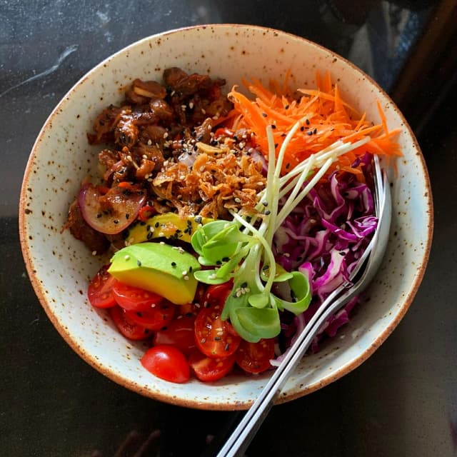 Photo of the dish “Pulled BBQ Mushroom Bowl”
