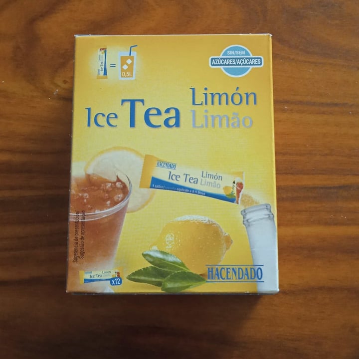 photo of Hacendado Ice Tea Limon shared by @iriavizcaino on  22 Oct 2022 - review