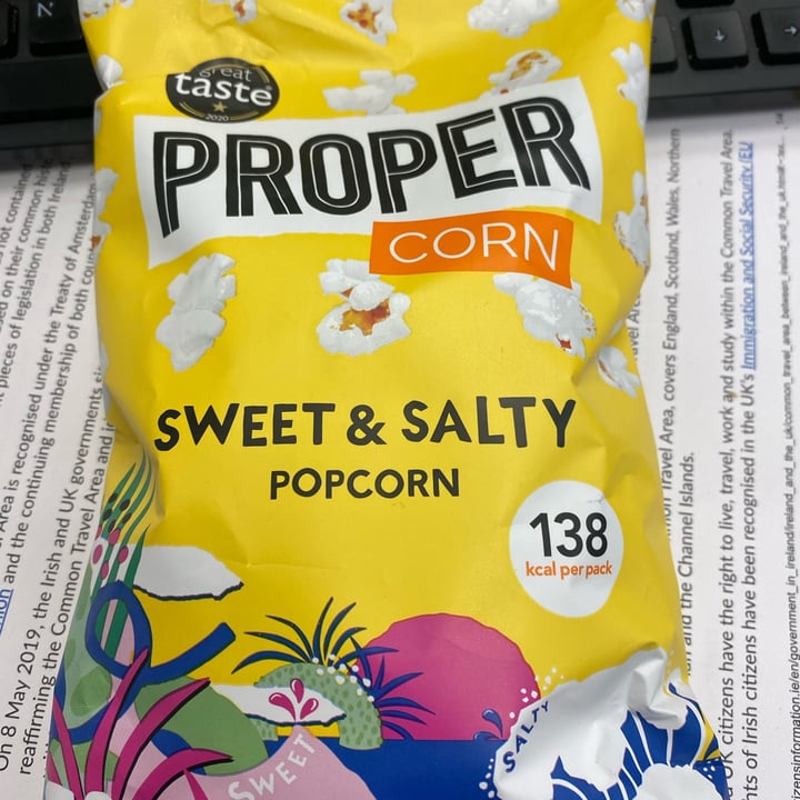 photo of Proper Corn Sweet & Salty Popcorn shared by @chloesm on  08 Apr 2022 - review