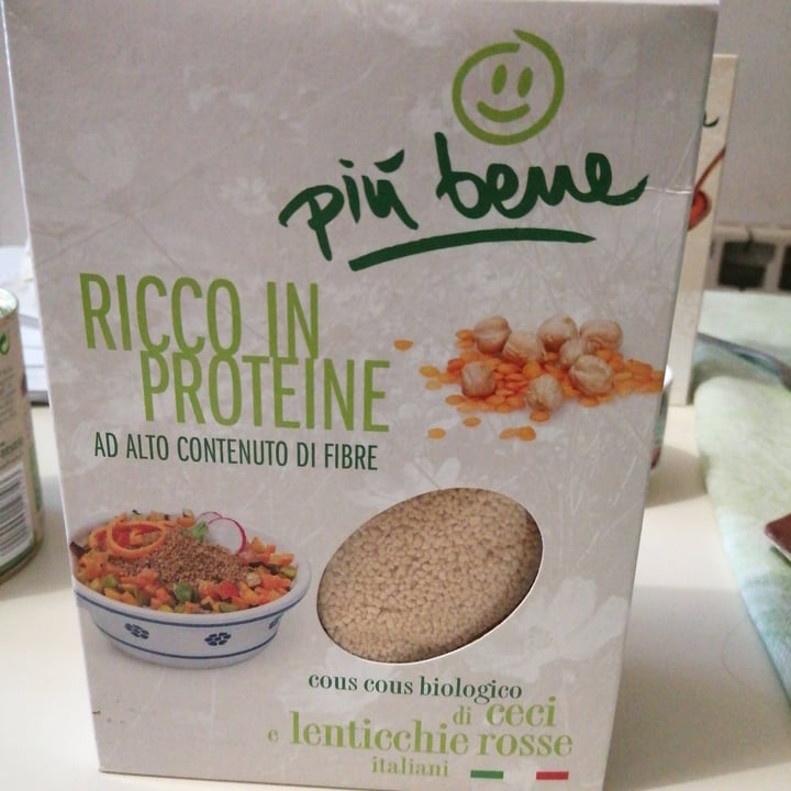 review photo of Piú bene Cous cous ceci e lenticchie rosse shared by @taniabisou on 12 Apr 2021 - review