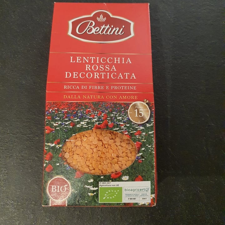 photo of Bettini Lenticchia rossa decorticata shared by @valealegreg on  26 Oct 2022 - review