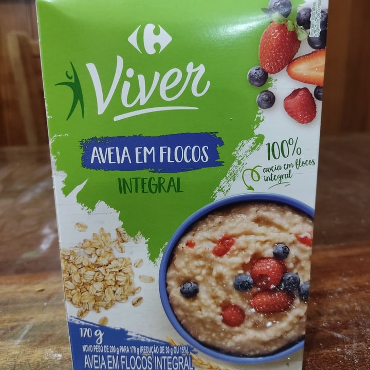 photo of Carrefour Aveia em flocos integral shared by @reginasilveira290321 on  10 May 2022 - review