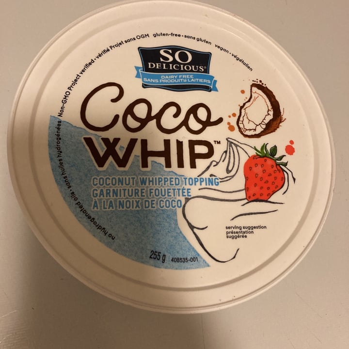 photo of So Delicious Dairy Free Coco Whip shared by @daisymarley on  13 Jun 2021 - review