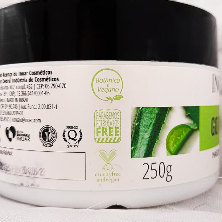 review photo of Inoar Máscara Capilar Aloe Vera/Babosa shared by @livthalig on 18 Nov 2021 - review