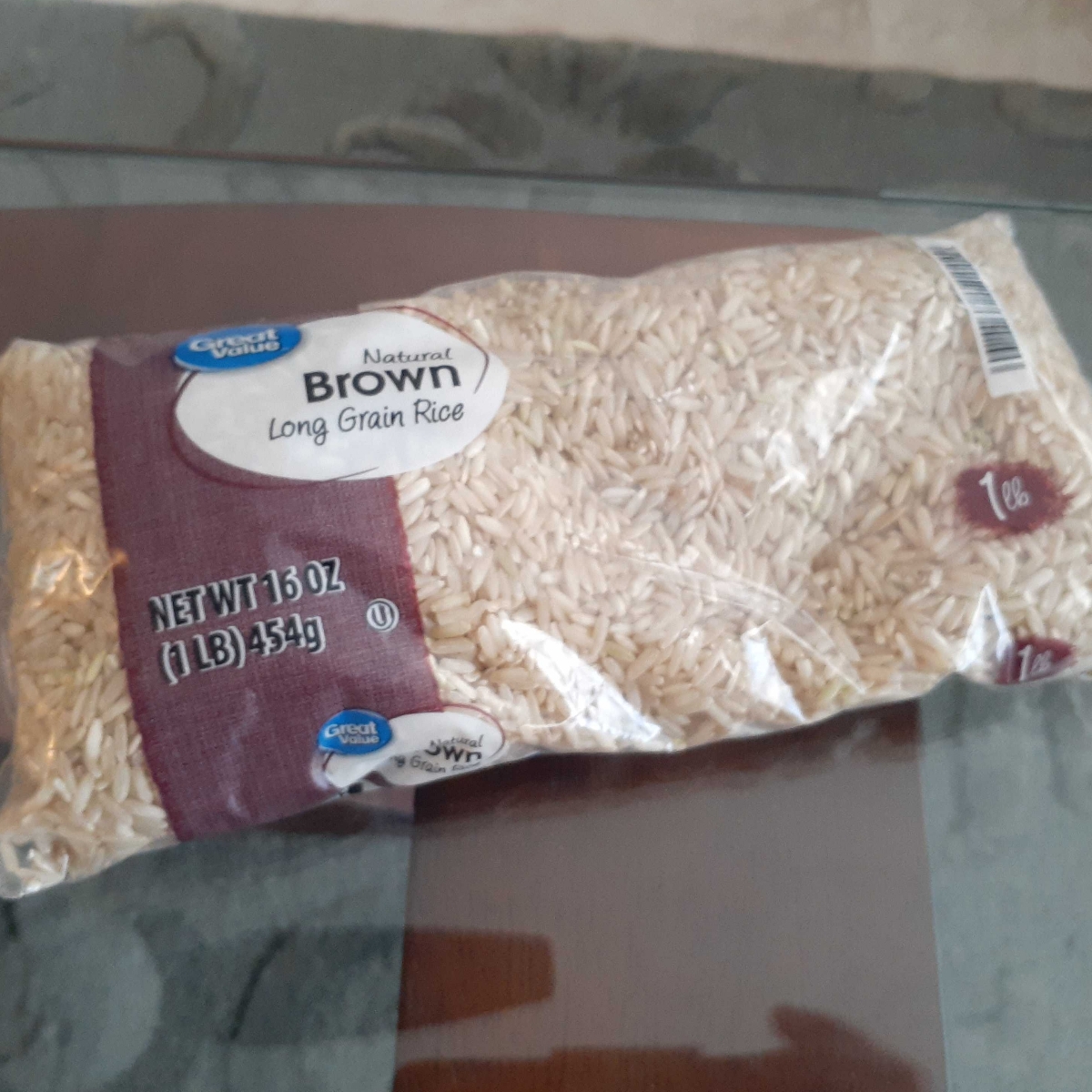 Natural Brown Long Grain Rice from Great Value - Vegan Product Reviews ...