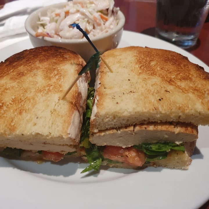 photo of Ethos Vegan Kitchen Chickun Bruschetta Sandwich shared by @anistavrou on  15 Jul 2020 - review