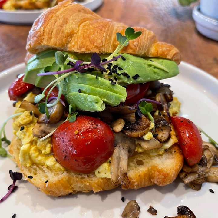 review photo of Wildsprout Vegan breakfast croissant shared by @mikes on 25 Jun 2022 - review