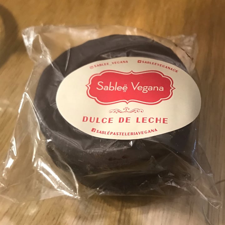 photo of Sablêe Vegana Alfajor de dulce de leche shared by @sechague on  12 Dec 2021 - review