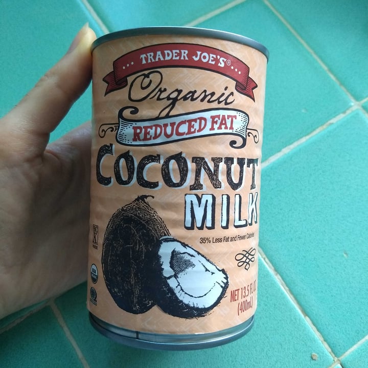 photo of Trader Joe's Coconut milk light shared by @pinpanpot on  24 Oct 2020 - review