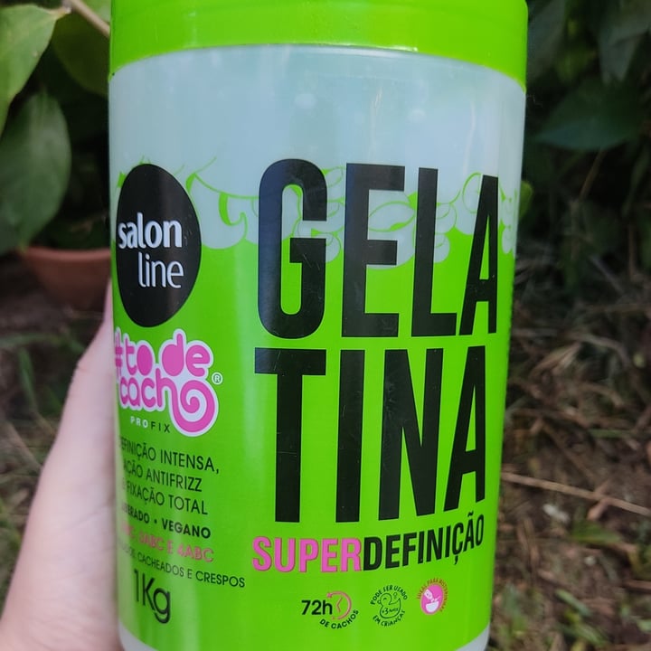 photo of Salon line Gelatina #todecacho Super Definição  shared by @nicolejareki on  16 Apr 2022 - review