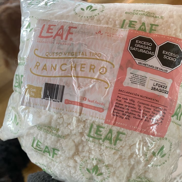 photo of Leaf Queso ranchero shared by @calci-fer on  31 Jul 2022 - review