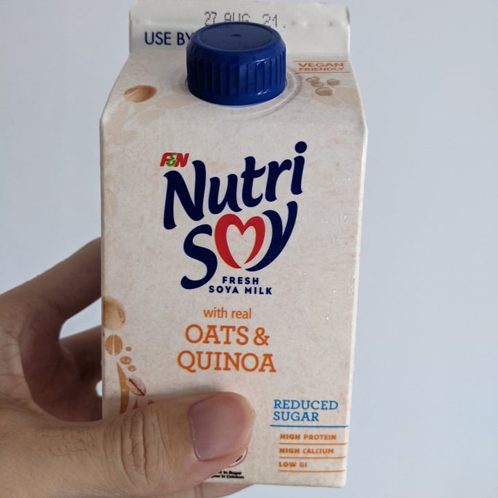 photo of F&N Nutrisoy Fresh Soya Milk with Oats & Quinoa shared by @kenneats on  01 Aug 2021 - review