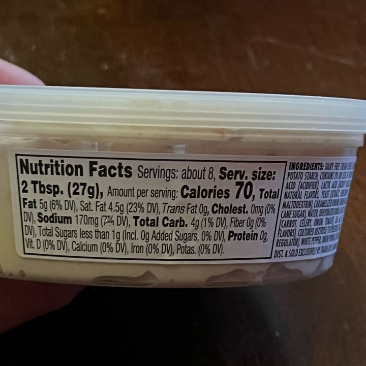 review photo of Trader Joe's Vegan Caramelized Onion Dip shared by @indymango on 02 Apr 2022 - review