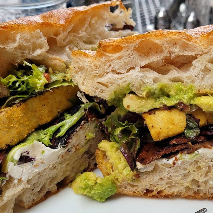 photo of The Red Fern Tofu Egg Sandwich shared by @vegandonut on  13 Jul 2022 - review