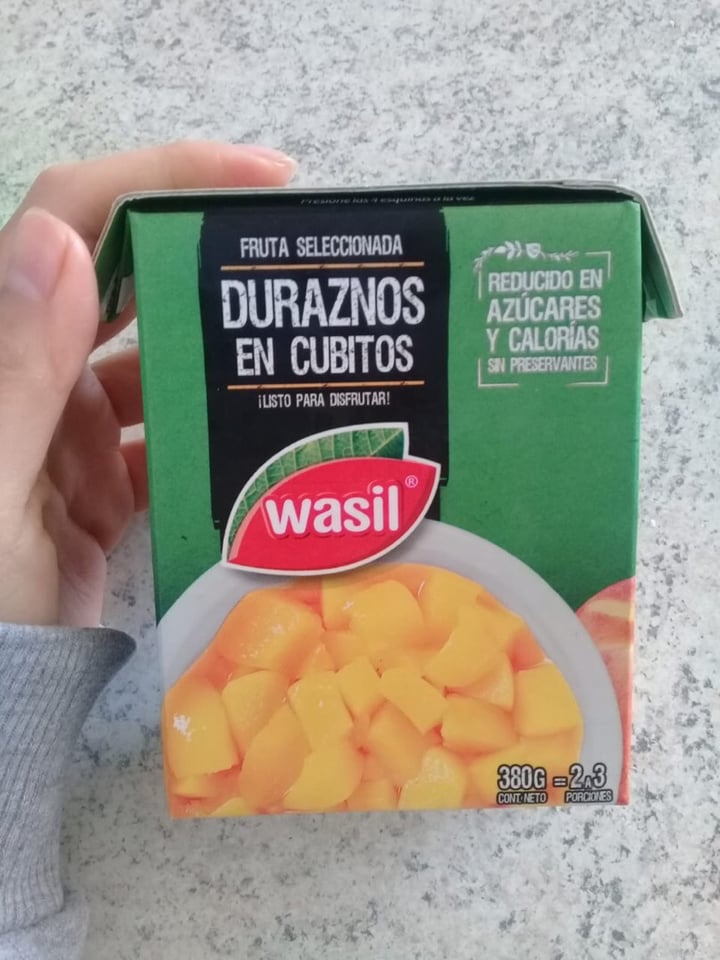 photo of Wasil Duraznos en cubito shared by @andrymo on  06 Apr 2020 - review