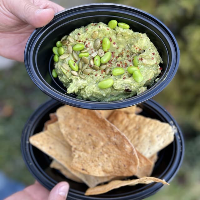 Foto del piatto “Edamame Guacamole”