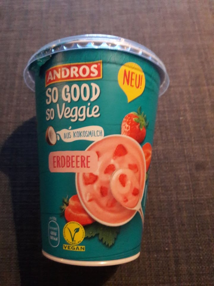 review photo of Andros Aus Kokosmilch Erdbeere shared by @hamburgerdeern91 on 17 Feb 2020 - review
