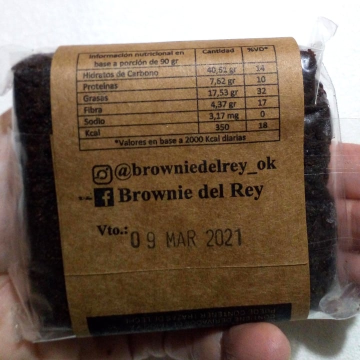 review photo of Brownie del Rey Brownie Clásico shared by @marielita on 28 Feb 2021 - review