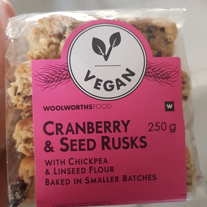 photo of Woolworths Cranberry And Seed Rusks shared by @happypotato on  03 Mar 2021 - review