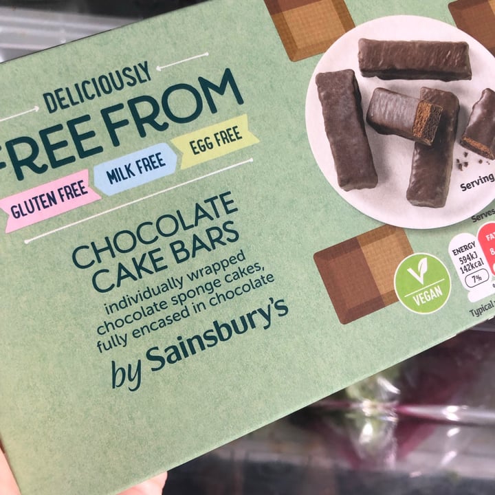 photo of Sainsbury's Free From Chocolate Cake Bars shared by @cloudnineberry on  08 Aug 2021 - review