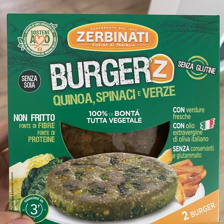 review photo of Zerbinati Burgerz Quinoa Spinaci e Verze shared by @mockingbird91 on 21 Apr 2022 - review