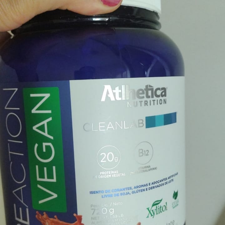 review photo of Athletica Clinical Reaction Vegan shared by @luaquaranta on 06 Jul 2021 - review