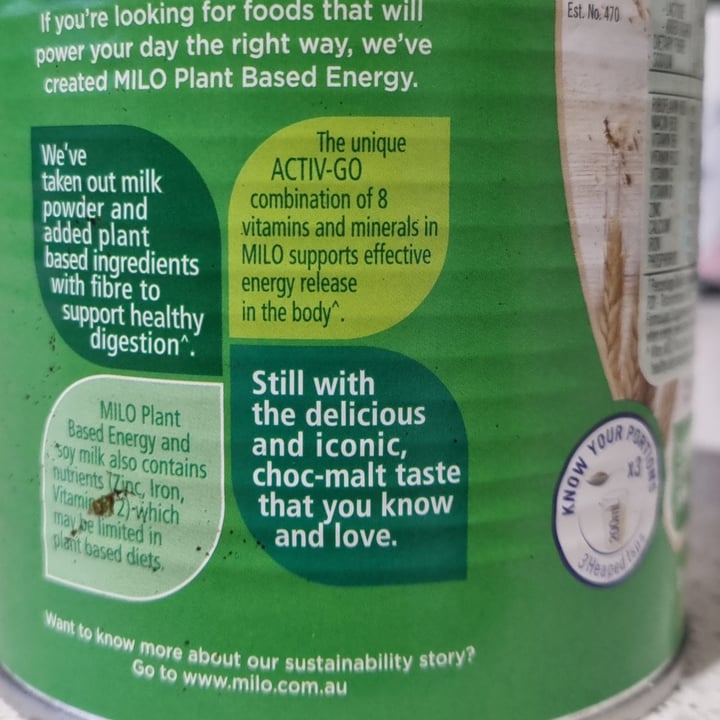 photo of Nestlé Plant Based Milo shared by @lanilouisem on  23 Jul 2021 - review