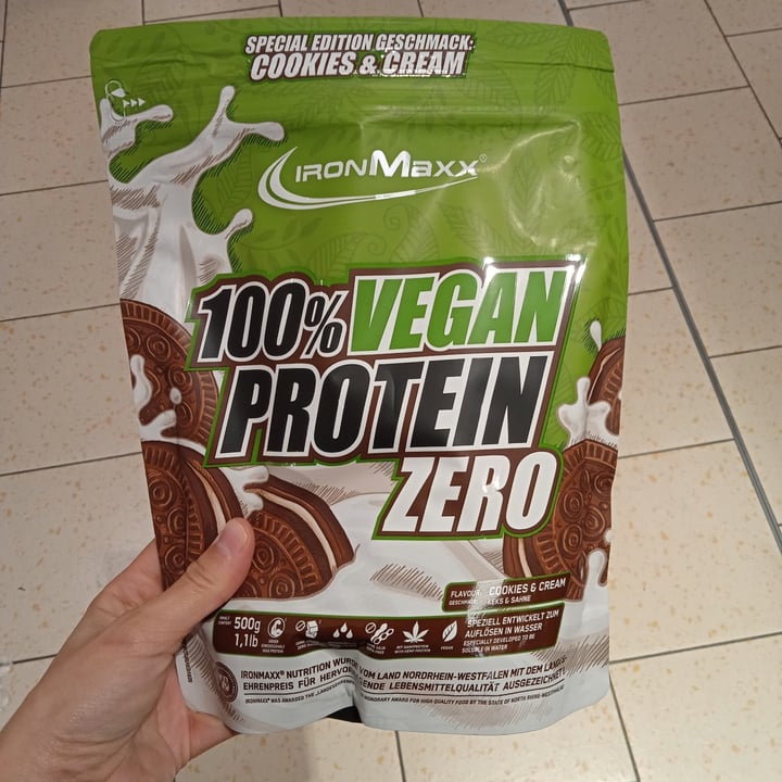 photo of IronMaxx 100% Protein Zero shared by @dejalacorrer on  12 Jan 2022 - review