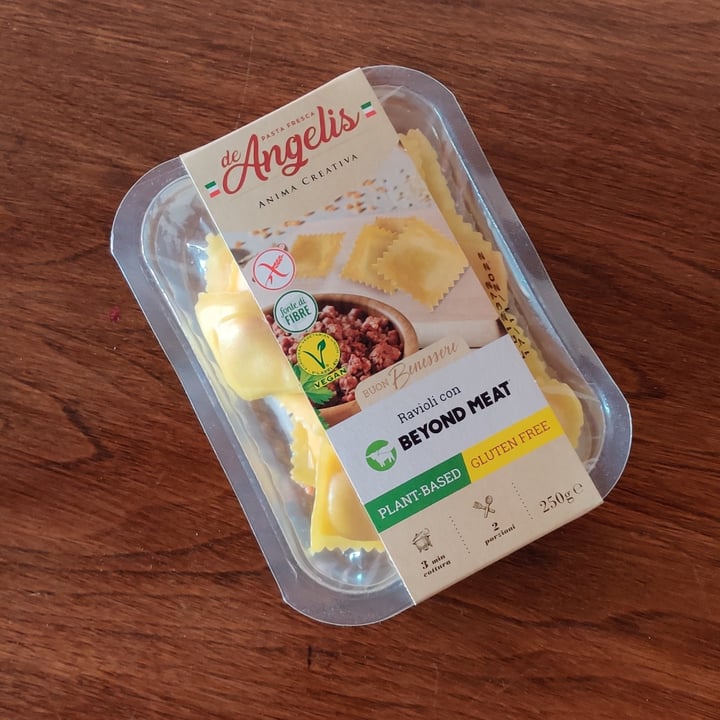 photo of De Angelis Pasta Fresca Ravioli con Beyond Meat shared by @serenasofia on  20 Sep 2022 - review