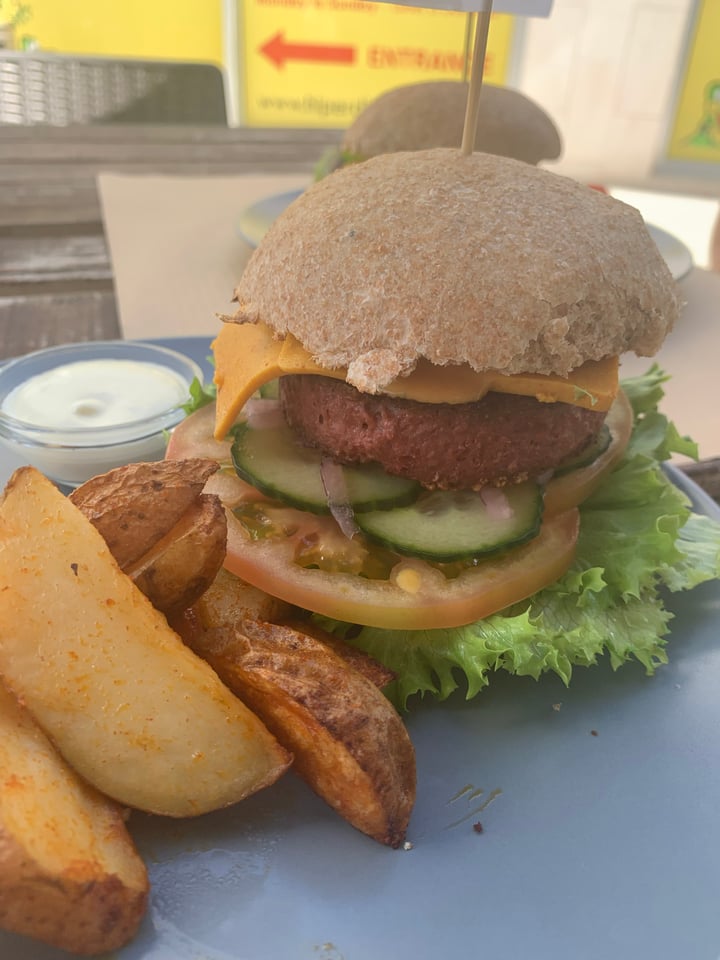 photo of BuenaVida 100% Vegan Beyond Meat Burger shared by @theveganharmony on  19 Feb 2020 - review