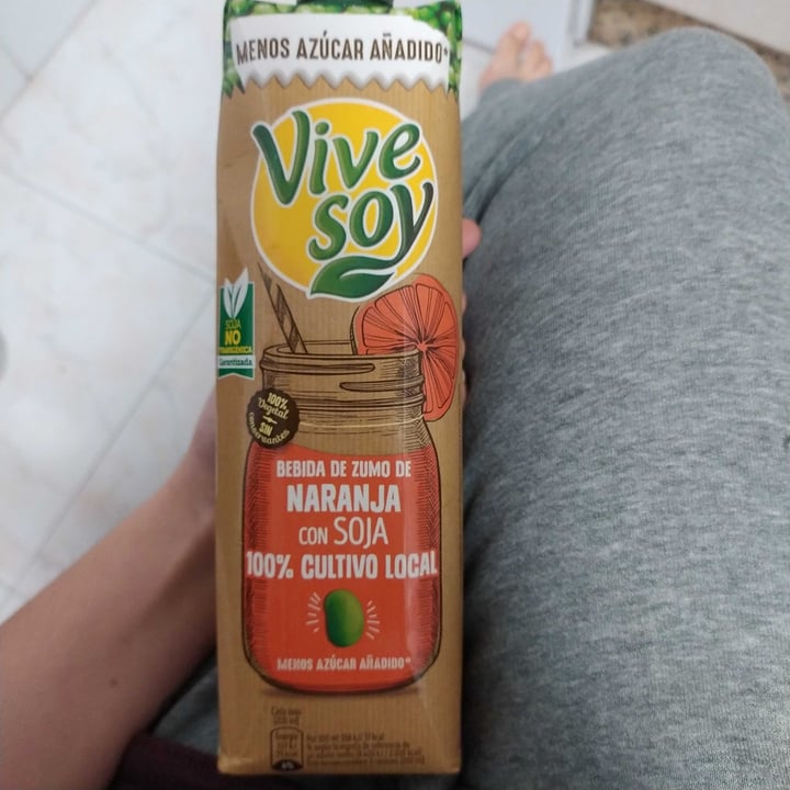 photo of ViveSoy Bebida De Zumo de Naranja Y Soja shared by @topito97 on  12 Nov 2020 - review