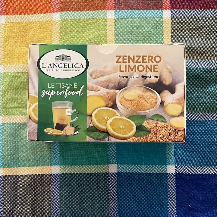 photo of L'angelica Tisana zenzero e limone shared by @saravegana17 on  14 Feb 2022 - review