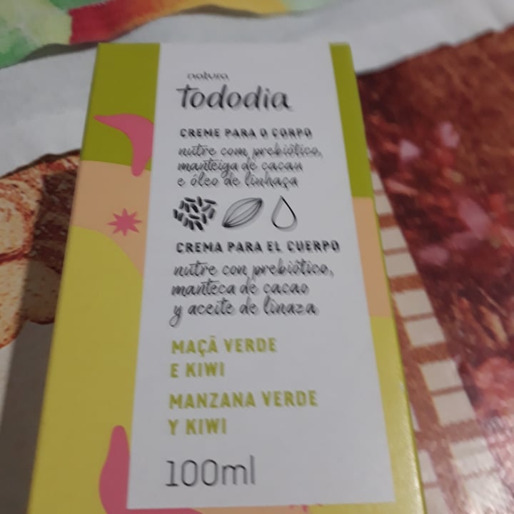 review photo of Natura Creme para o Corpo Maçã Verde e Kiwi shared by @soniabarreto on 11 May 2022 - review