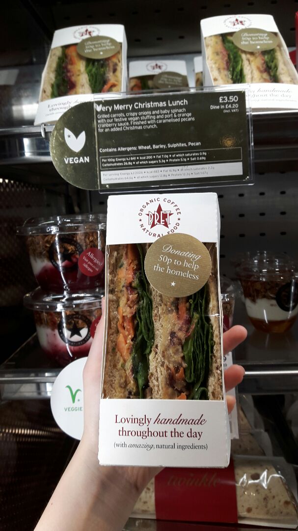 photo of Pret A Manger Very Merry Christmas Lunch shared by @darkchocoholic on  28 Dec 2018 - review
