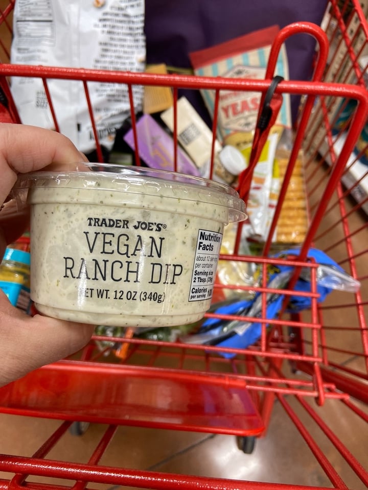 photo of Trader Joe's Vegan ranch dip shared by @leahhastings on  01 Mar 2020 - review