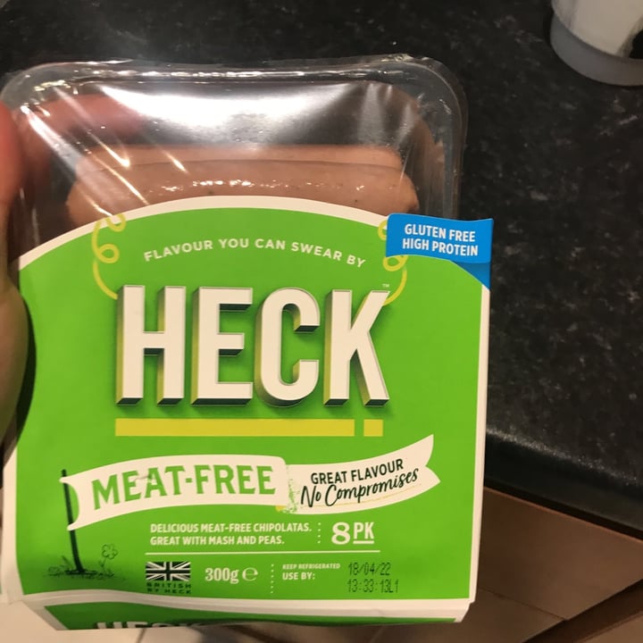 photo of Heck Meat-Free Chipolatas shared by @broccolizzo on  12 Apr 2022 - review