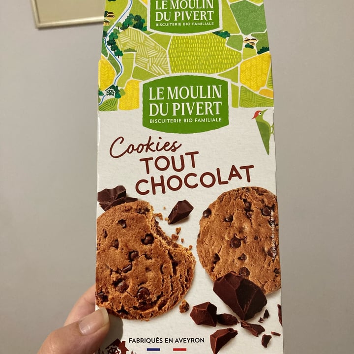 photo of Le Moulin Du Pivert Cookies tout choco shared by @apprendistaveg on  25 Mar 2022 - review