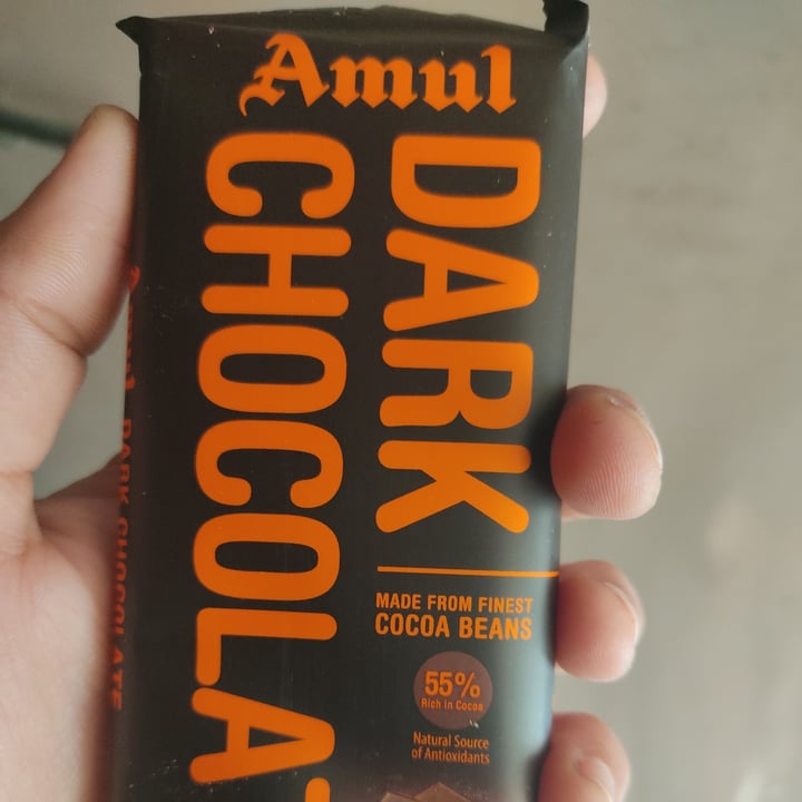 photo of Amul India Twilight Tryst - Single Origin Dark Chocolate shared by @veera on  31 Dec 2020 - review