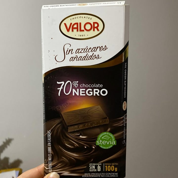 photo of Valor 70% Chocolate Negro Sin Azucar shared by @frayarias19 on  03 Jun 2020 - review