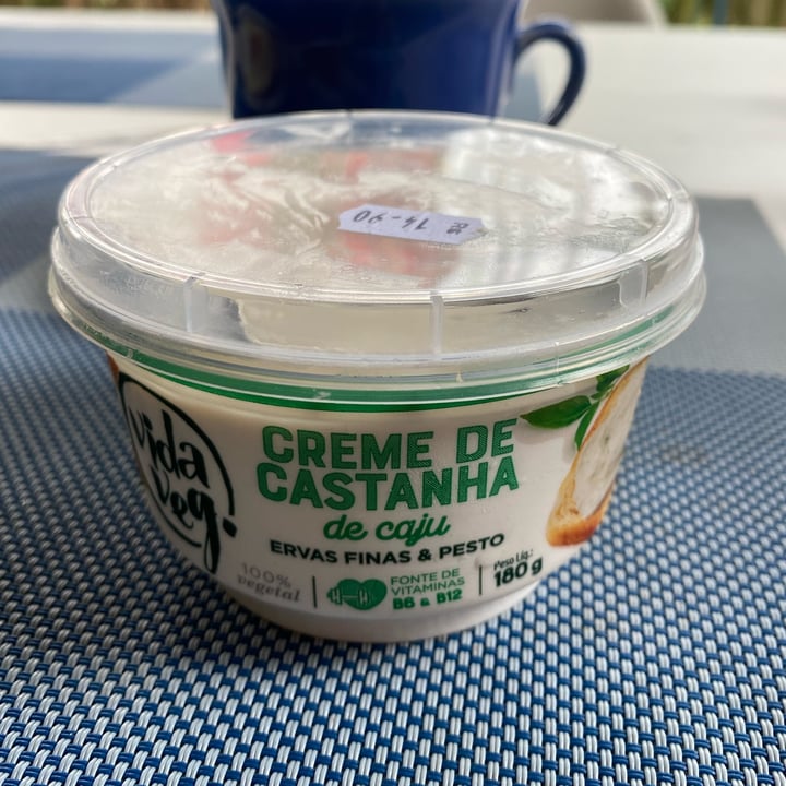 review photo of Vida Veg Creme de Castanha de Caju com Ervas Finas & Pesto shared by @maguinha on 12 Nov 2022 - review