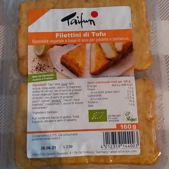 photo of Taifun Filettini di Tofu shared by @elenature87 on  27 Apr 2021 - review