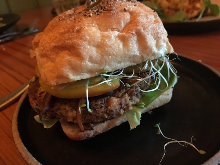 photo of Cin-Cin Wine Bar & Restaurant Vegan burger shared by @marymack on  27 Aug 2019 - review