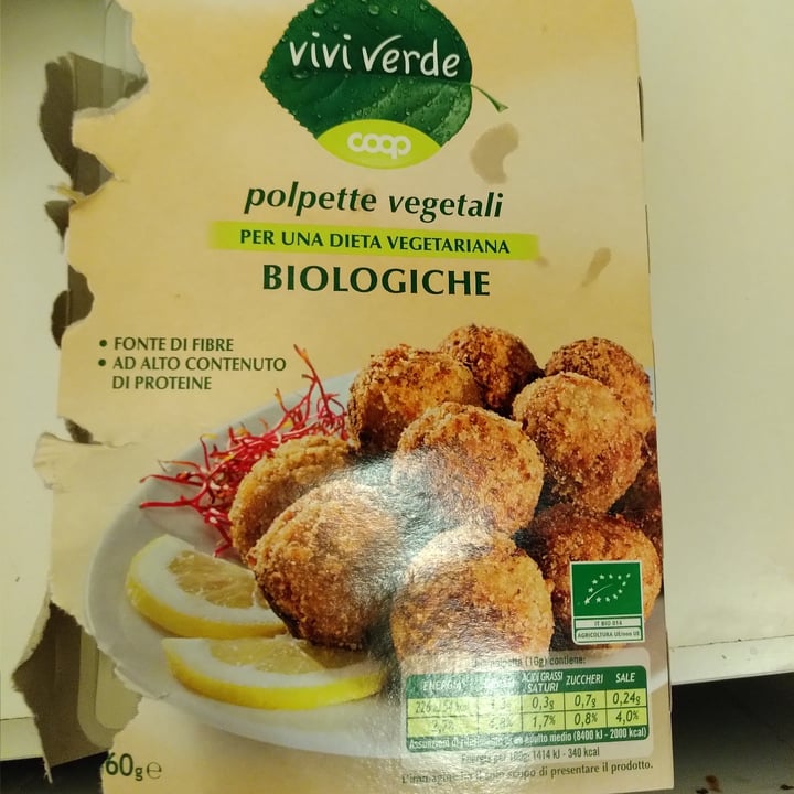photo of Vivi Verde Coop Polpette Vegetali Biologiche shared by @maffi1810 on  08 Oct 2021 - review