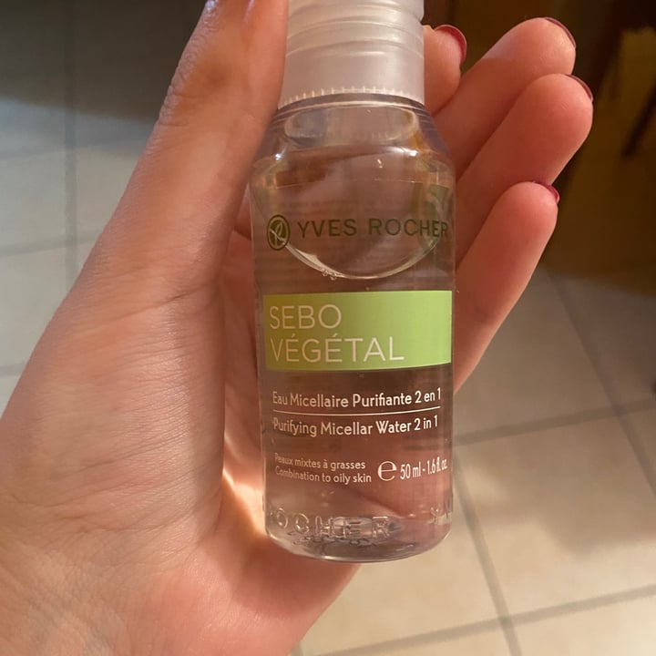 photo of Yves rocher Acqua micellare sebo vegetal shared by @melyveg on  14 Oct 2021 - review