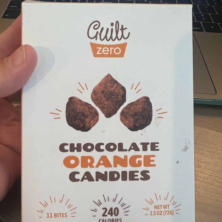 photo of Guilt Zero Chocolate orange candies shared by @luzuzek on  16 Mar 2022 - review