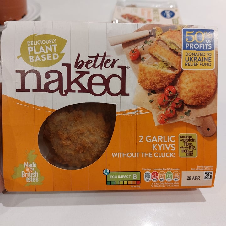 review photo of Better Naked 2 Garlic Kievs Without The Cluck! shared by @goulart on 25 Apr 2022 - review
