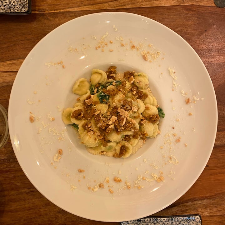 photo of Cavò Bistrot Orecchiette Con Broccoli, Beyond Sausage E Crena Di Formaggio Affumicato Vegan shared by @mla on  26 Mar 2022 - review