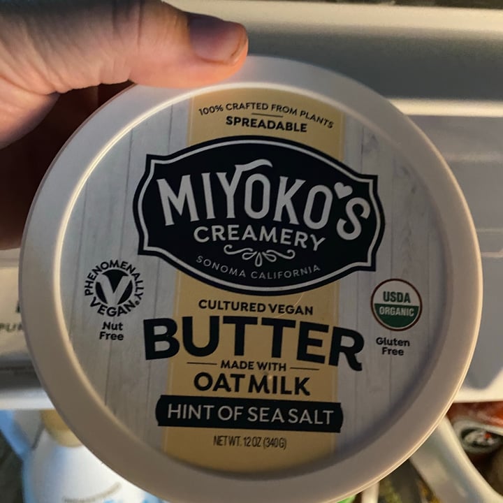 photo of Miyoko's Creamery Cultured Vegan Butter Made With Oat Milk Hint of Sea Salt shared by @twillis5 on  14 Jun 2021 - review