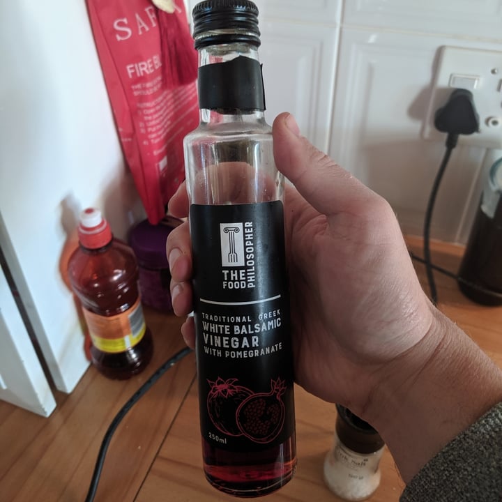 photo of The food philosopher Traditional Greek White Balsamic Vinegar with Pomegranate shared by @lepede on  21 Jul 2021 - review